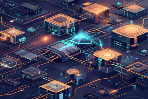 Heterogeneous x86 AI architecture illustration
