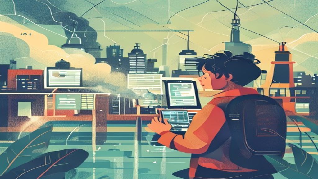 Data breach at a water firm, a person protecting their data