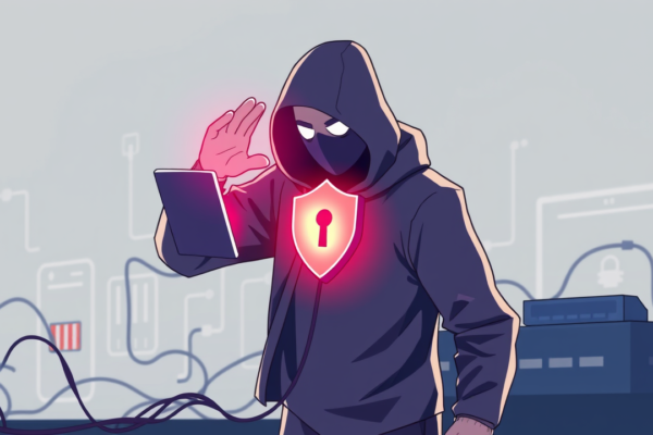A person protecting tech services from disruption