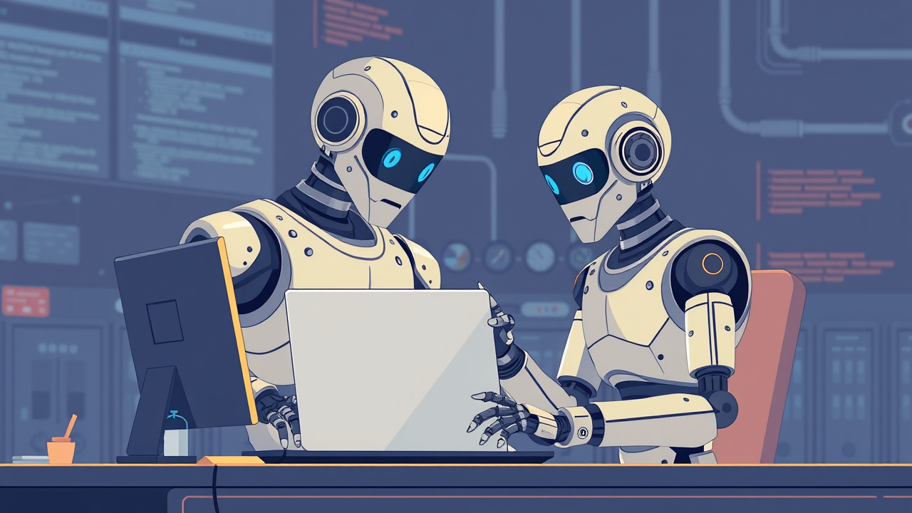 AI models and developers working together
