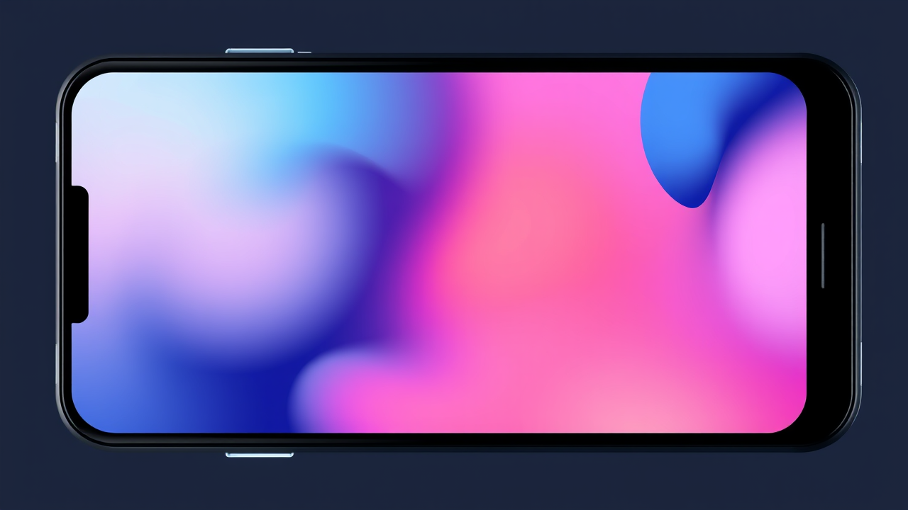 Android Update with new color controls on a smartphone